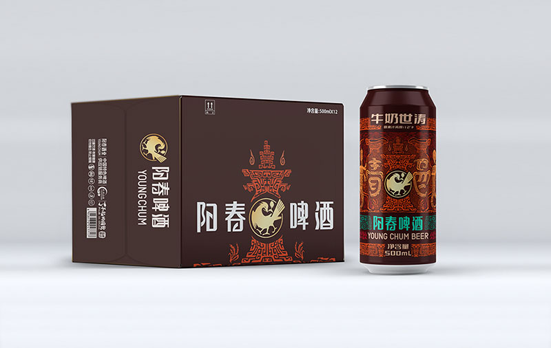 陽春原漿牛奶世濤風(fēng)味啤酒500ml罐裝