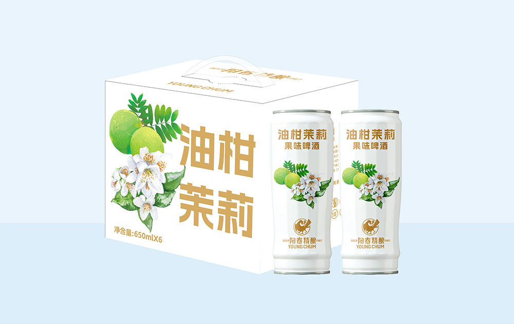 陽春油柑茉莉果味啤酒640ml冠軍杯