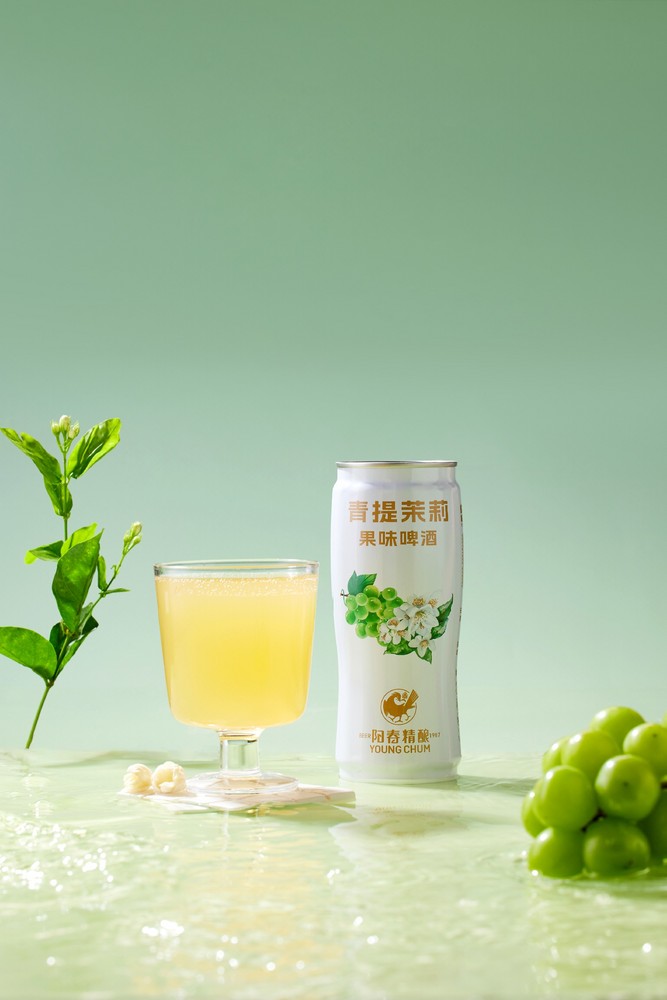 陽春青提茉莉果味啤酒650ml罐裝